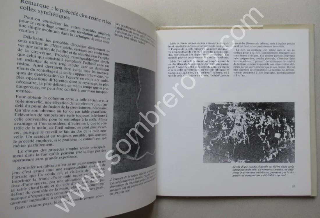 Rentoilage et Transposition des Tableaux.. 1981 - Image 6