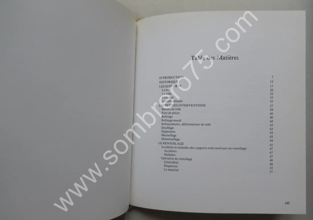 Rentoilage et Transposition des Tableaux.. 1981 - Image 9