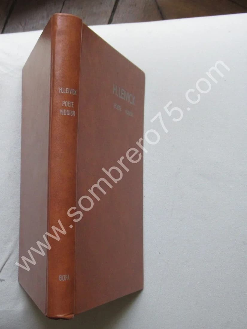 H. LEIVICK Poète Yiddish. Hommages et Textes Choisis. 1967 - Image 2