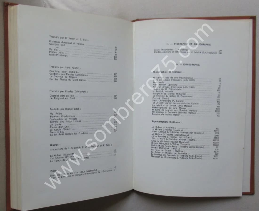 H. LEIVICK Poète Yiddish. Hommages et Textes Choisis. 1967 - Image 11