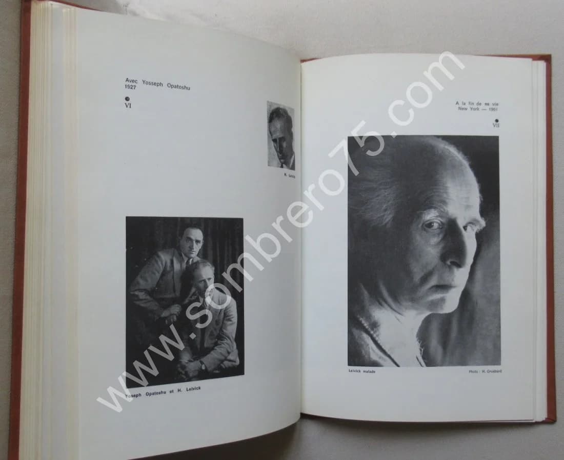 H. LEIVICK Poète Yiddish. Hommages et Textes Choisis. 1967 - Image 7