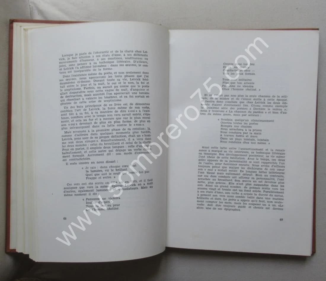 H. LEIVICK Poète Yiddish. Hommages et Textes Choisis. 1967 - Image 8