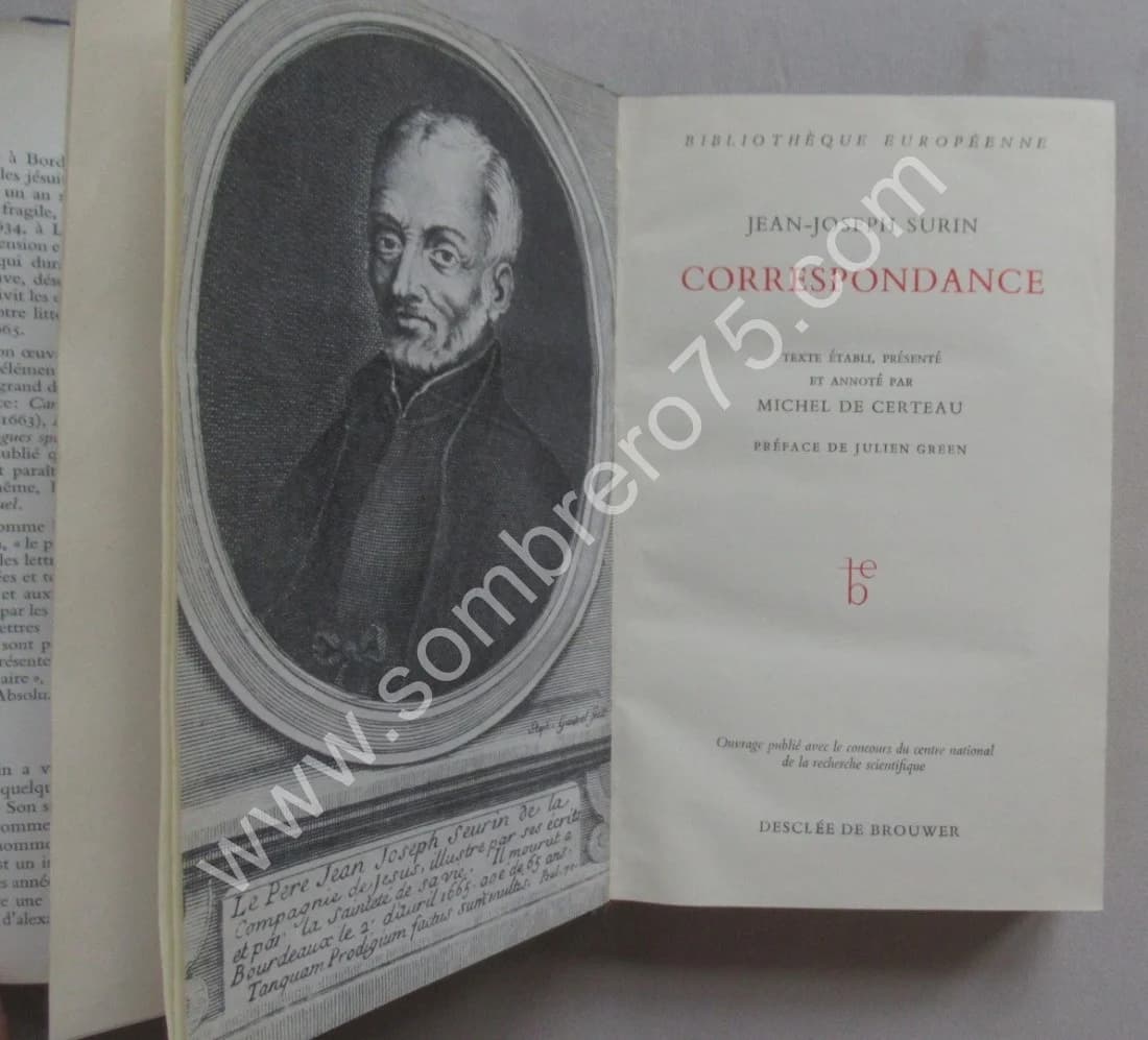 Jean Joseph SURIN Correspondance. 1966 - Image 3