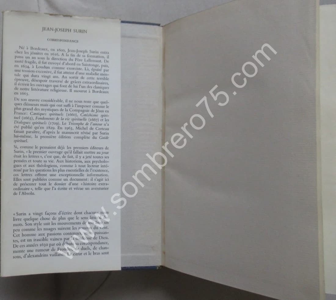 Jean Joseph SURIN Correspondance. 1966 - Image 4