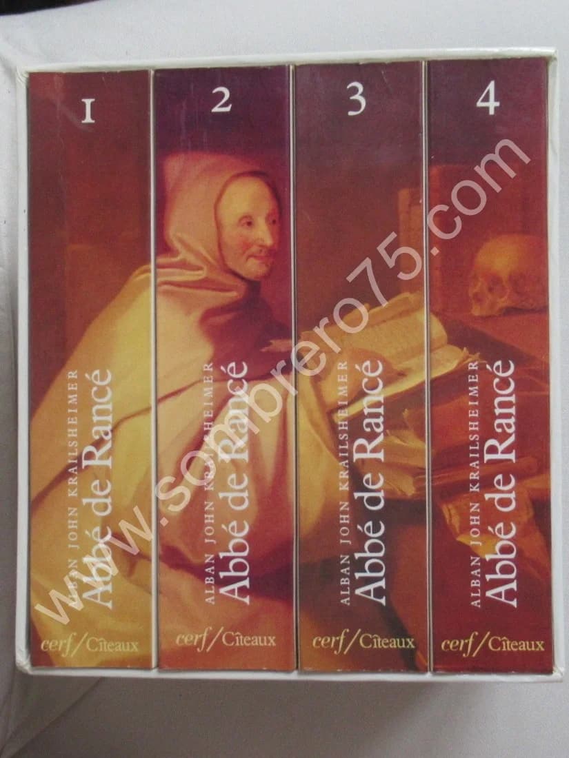 Abbé de Rancé Correspondance 4 Tomes. A. J. KRAILSHEIMER