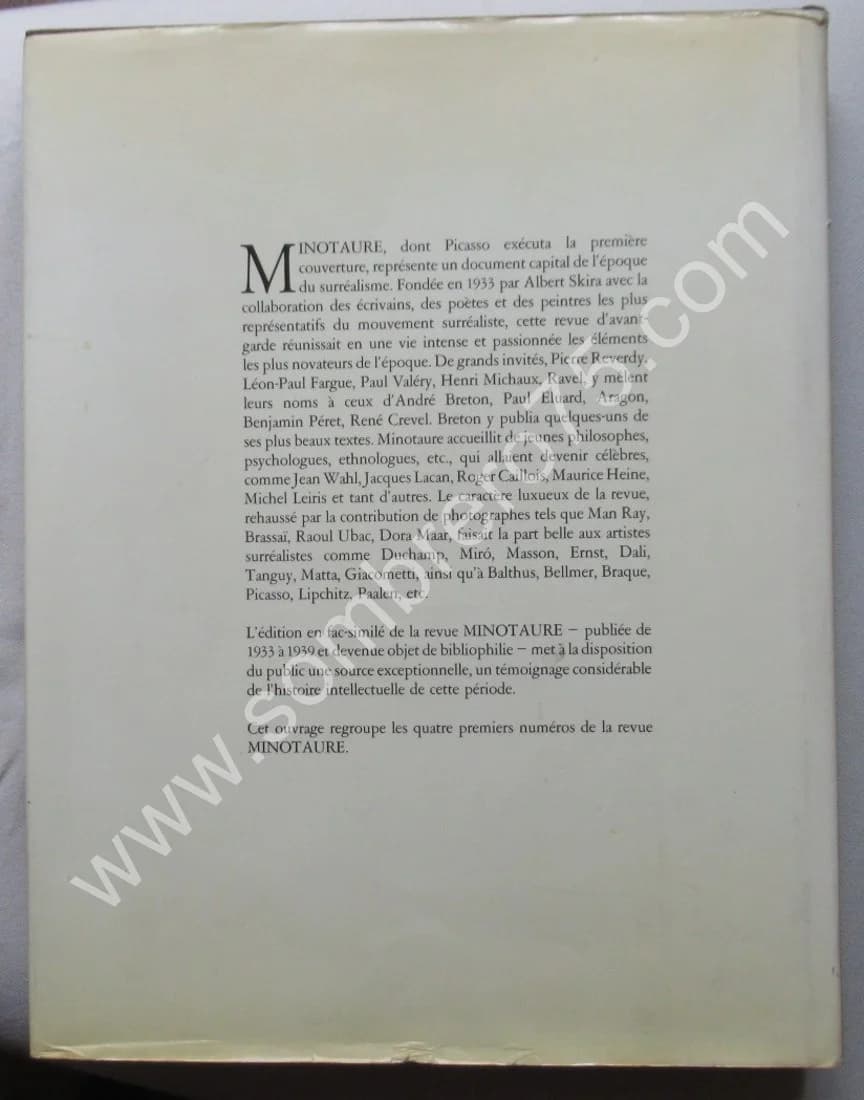 Revue Minotaure. - Réédition en Fac-Similé 1933 - Image 17