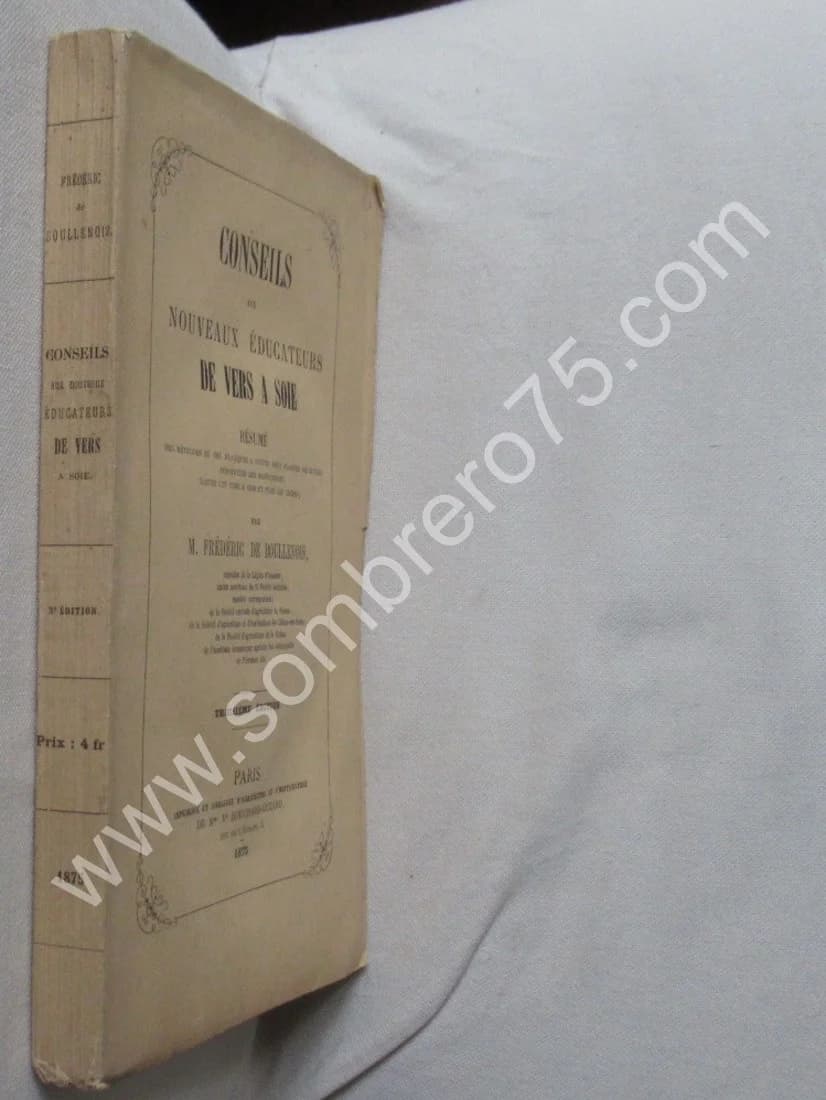 Conseils aux Nouveaux Educateurs de Vers à Soie. De Boullenois - Image 2