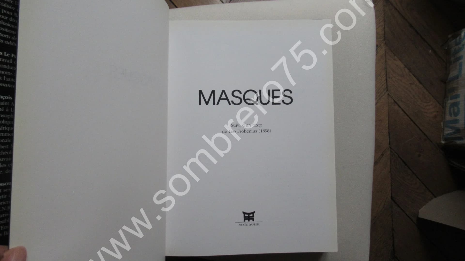 Masques. Leo Frobenius. Musée. 1995 - Image 3