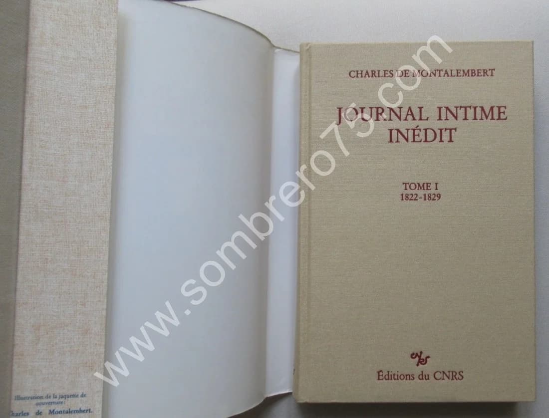 Charles de Montalembert. Journal Intime Inédit. Tome 1: 1822-1829 - Image 2