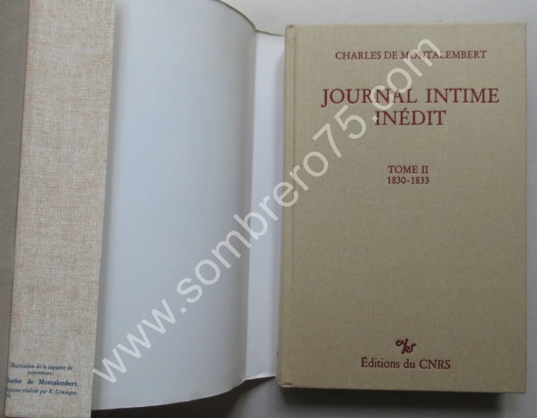 Charles de Montalembert. Journal Intime Inédit. Tome 2 : 1830-1833 - Image 2