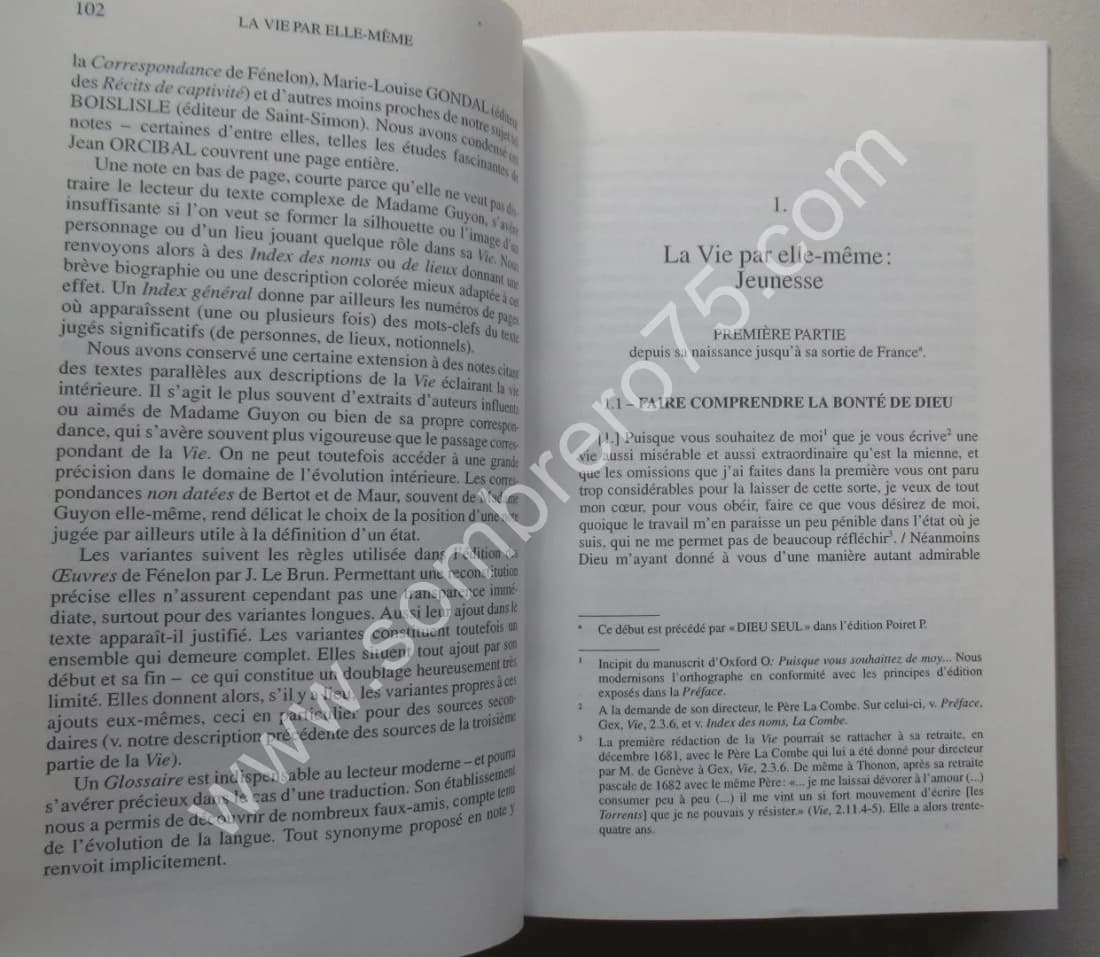 La Vie par elle-même et autres écrits biographiques. Jeanne Marie GUYON - Image 5