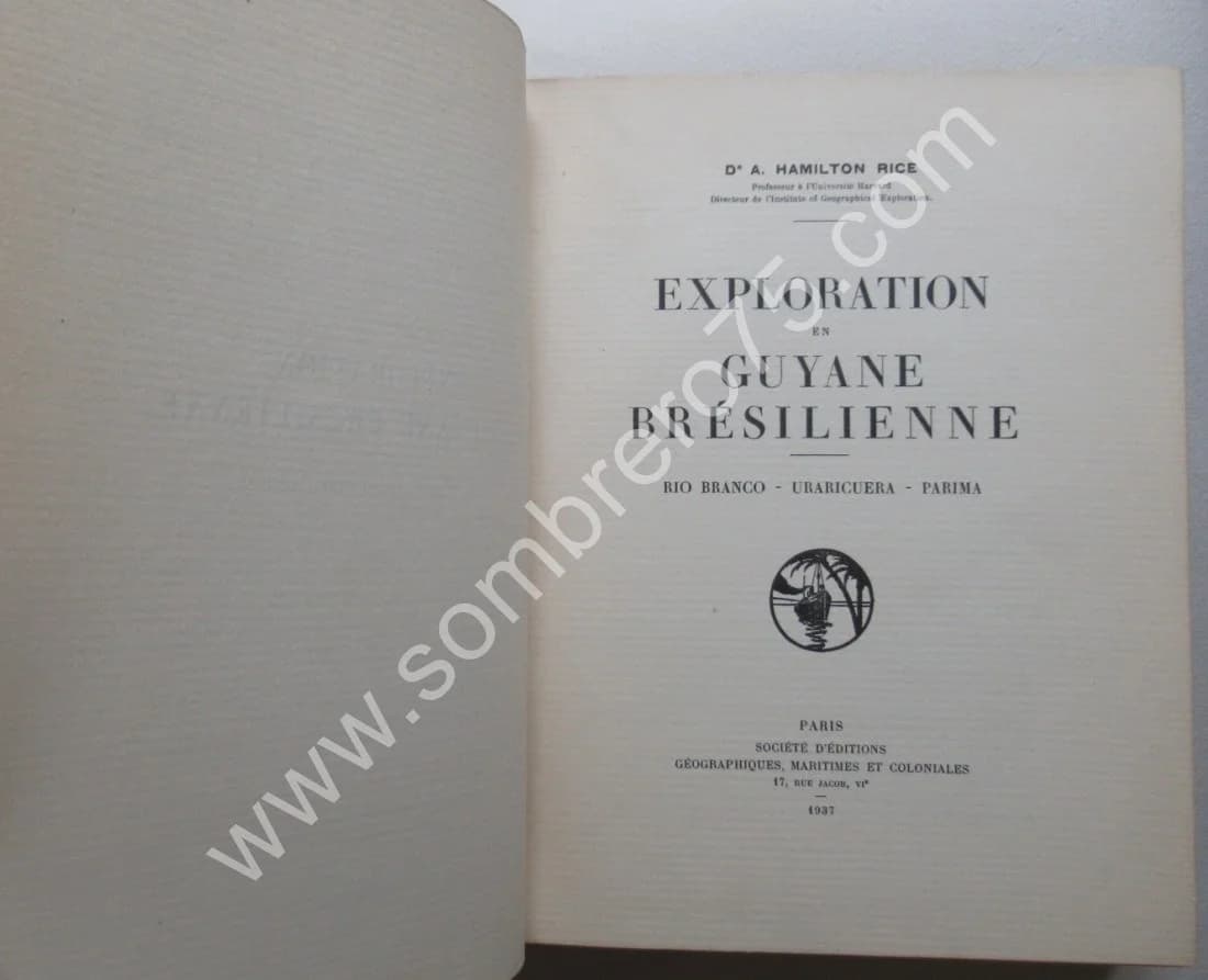 Exploration en Guyane Brésilienne. Dr. 1937 - Image 3