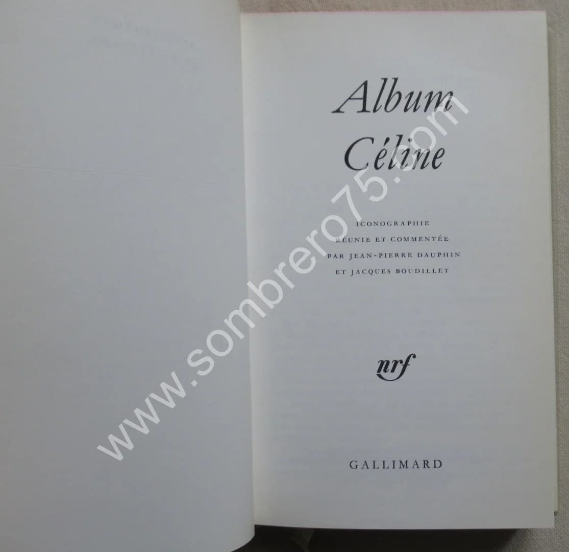 Album Céline -. 17e Album. La Pléiade - Image 4