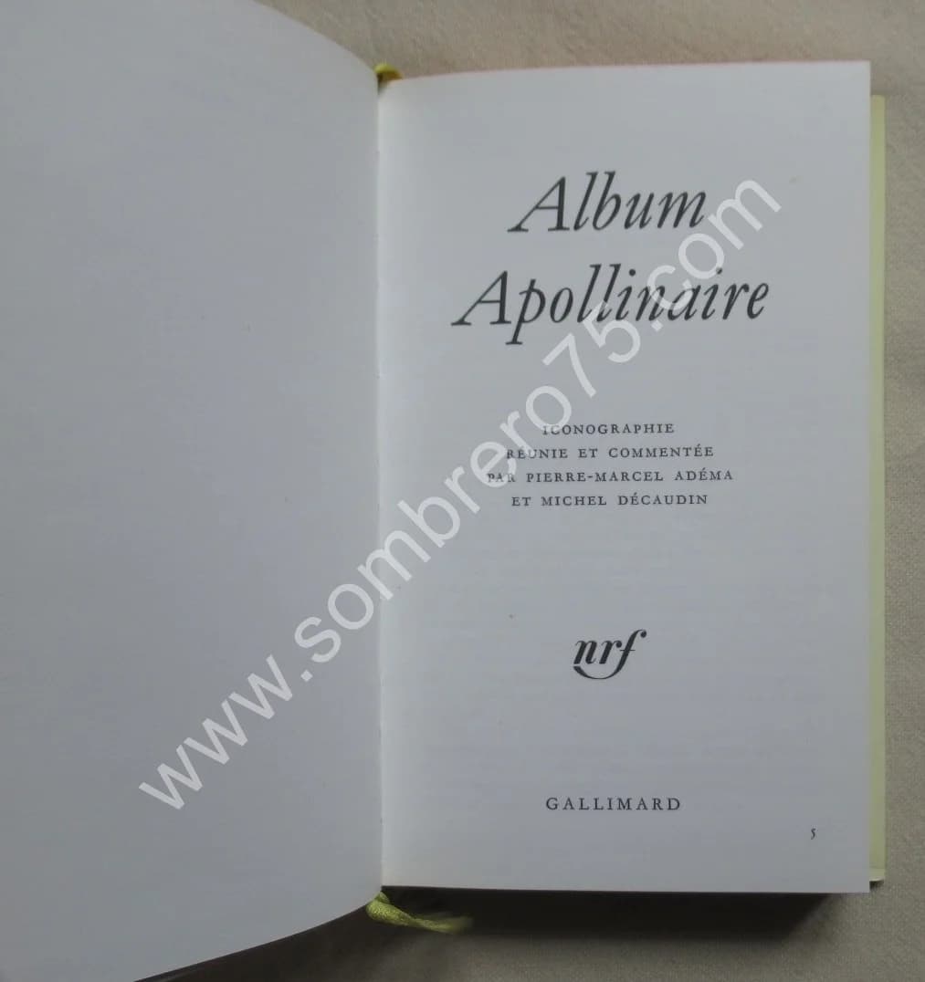 Album Apollinaire -. 10e Album - Image 3