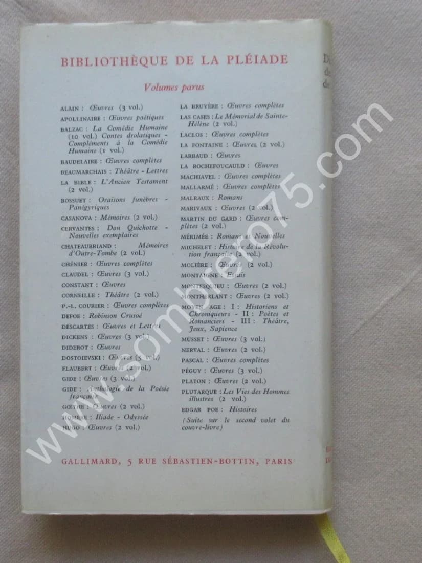 Album Dictionnaire des Auteurs de 1960 - Image 4