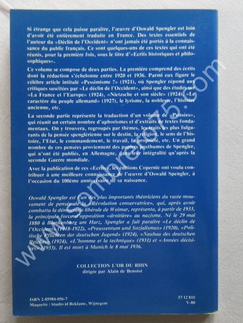 Ecrits Historiques et Philosophiques. Pensées - Image 5