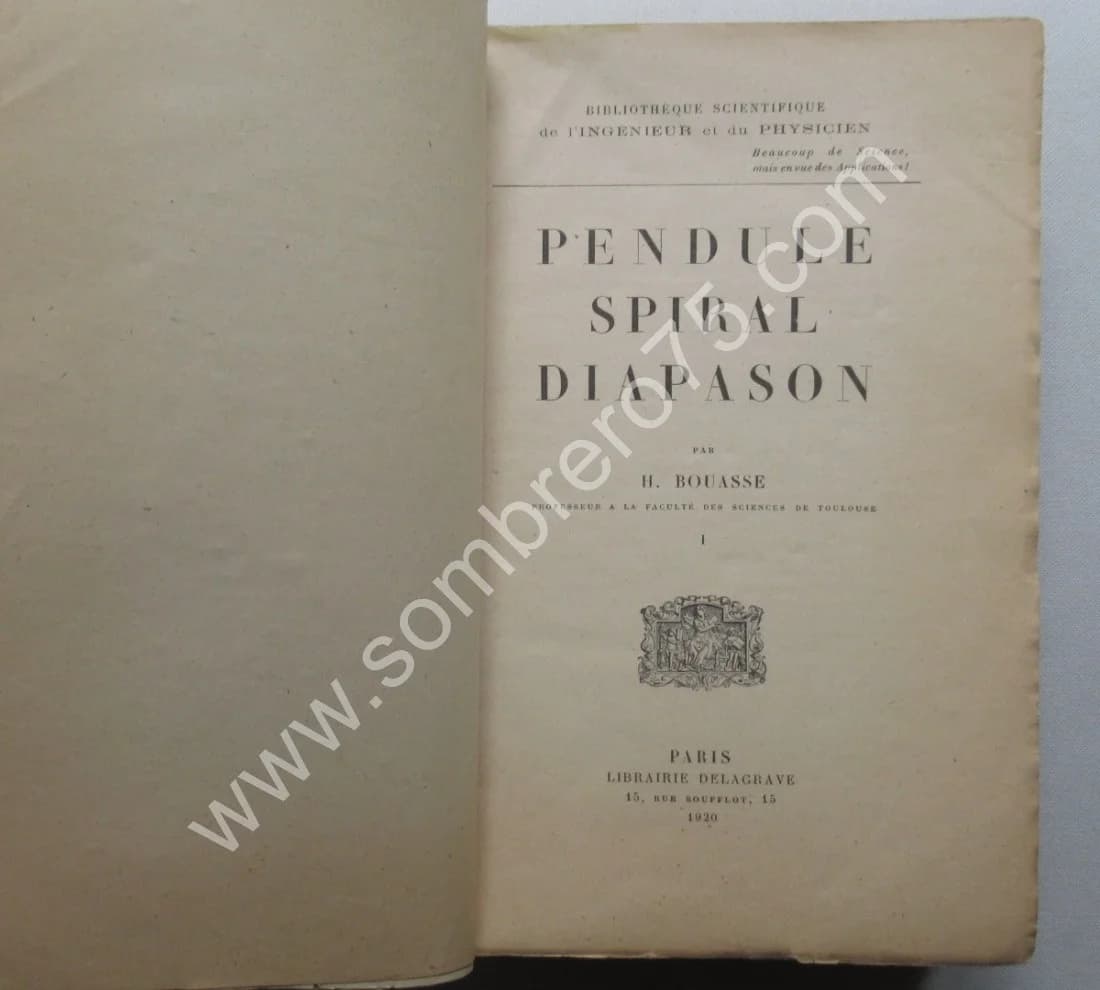 Pendule Spiral Diapason - - 2 Tomes - Image 3