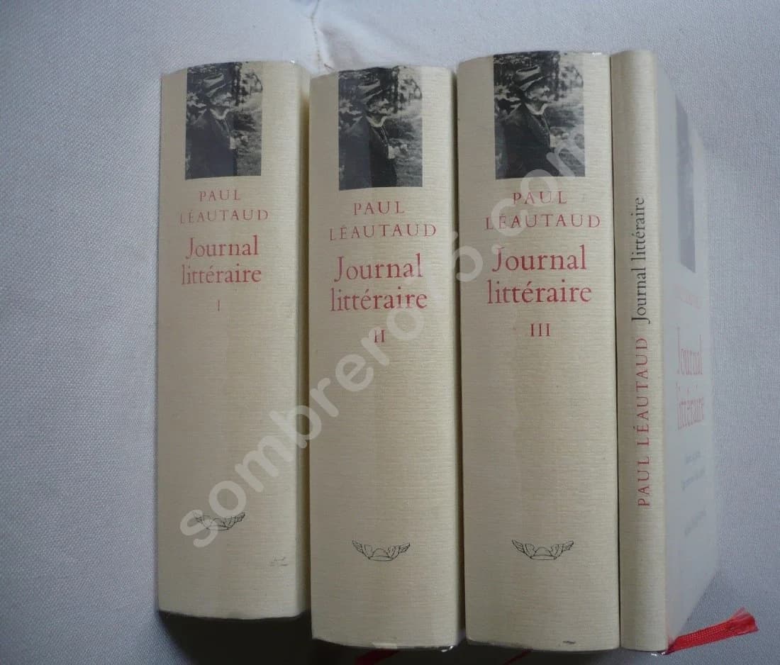 Journal Littéraire - 3 volumes + supplément - Image 2