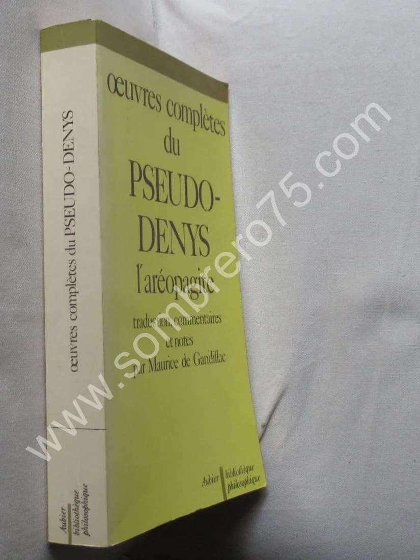 Œuvres Complètes du Pseudo-Denys l'Aéropagite. Trad. M de GANDILLAC - Image 2