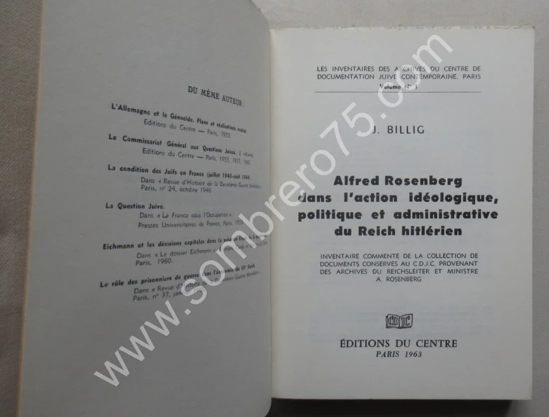 Alfred Rosenberg dans l'Action Idéologique, Politique et Administrative du Reich Hitlérien - Image 3