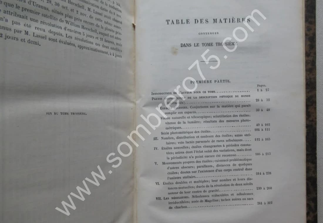 Cosmos - Essai d'une Description Physique du Monde. 4 Tomes. Alex. HUMBOLDT - Image 12