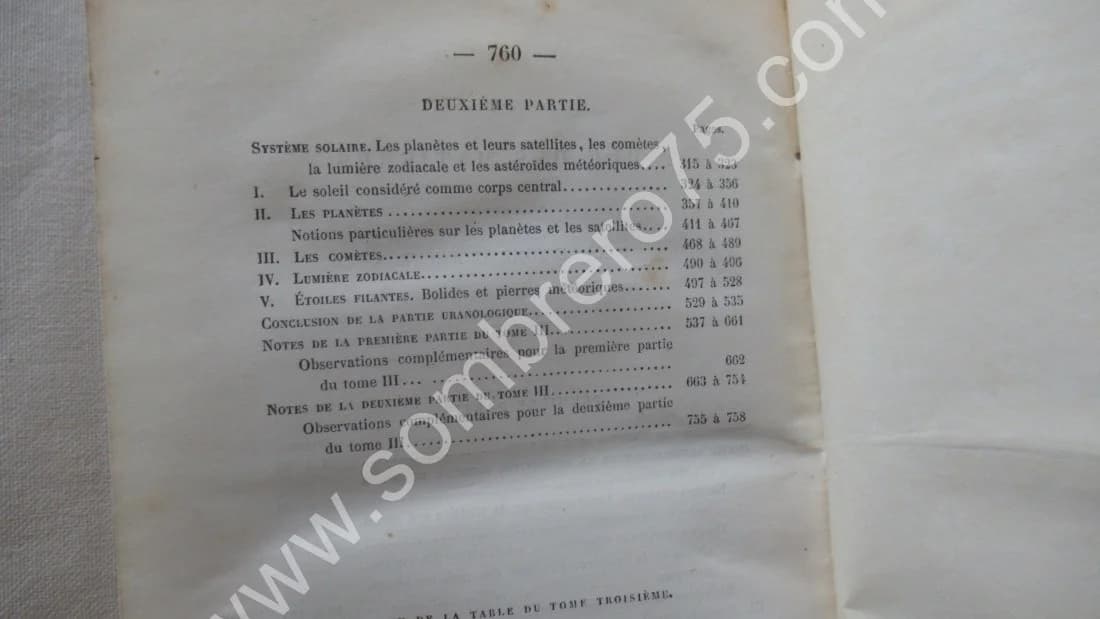 Cosmos - Essai d'une Description Physique du Monde. 4 Tomes. Alex. HUMBOLDT - Image 13