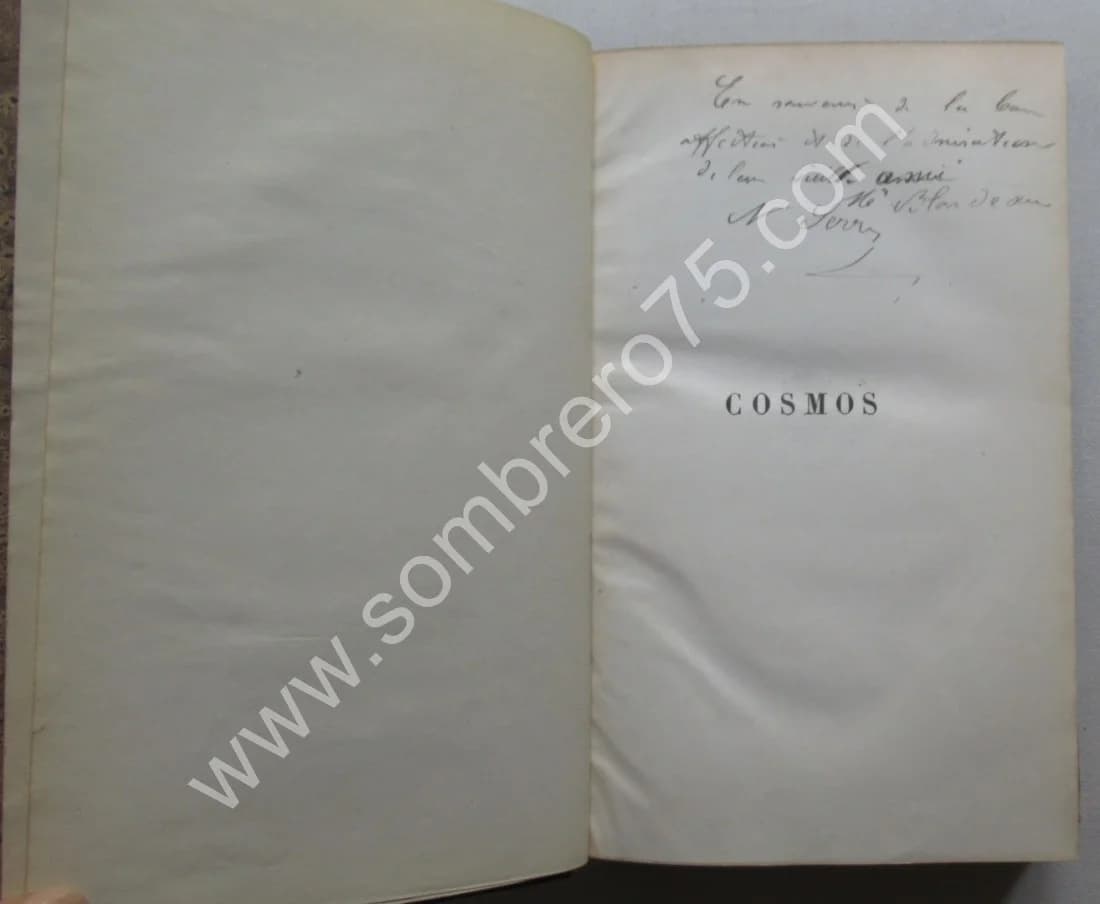 Cosmos - Essai d'une Description Physique du Monde. 4 Tomes. Alex. HUMBOLDT - Image 3