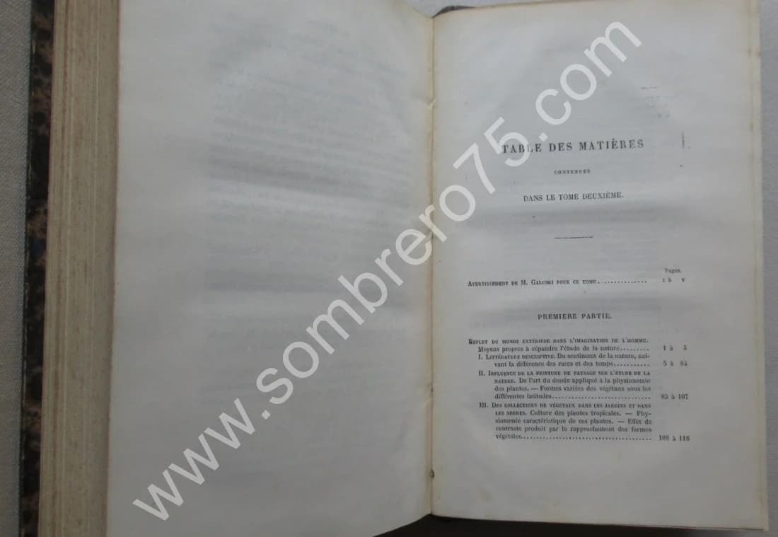 Cosmos - Essai d'une Description Physique du Monde. 4 Tomes. Alex. HUMBOLDT - Image 8