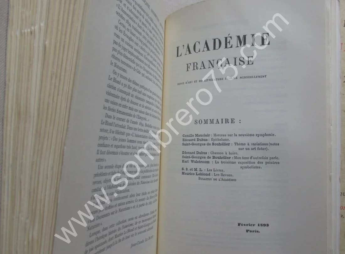 Bibliographie des Revues et Journaux Littéraires des XIXe et XXe Siècles. 3 Vol. J M PLACE - Image 5