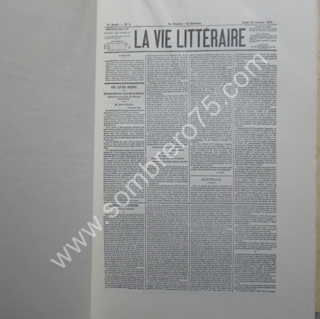 Bibliographie des Revues et Journaux Littéraires des XIXe et XXe Siècles. 3 Vol. J M PLACE - Image 6