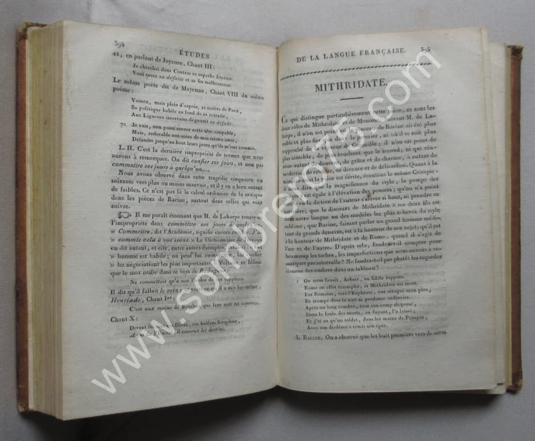 Etudes de la Langue Française sur la Racine.. 1818 - Image 6