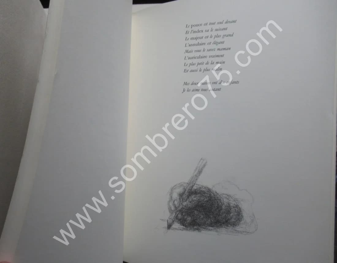 A. B. C. D. Enfantines 14 poèmes de Louis Calaferte. Ill Truphémus - Image 5