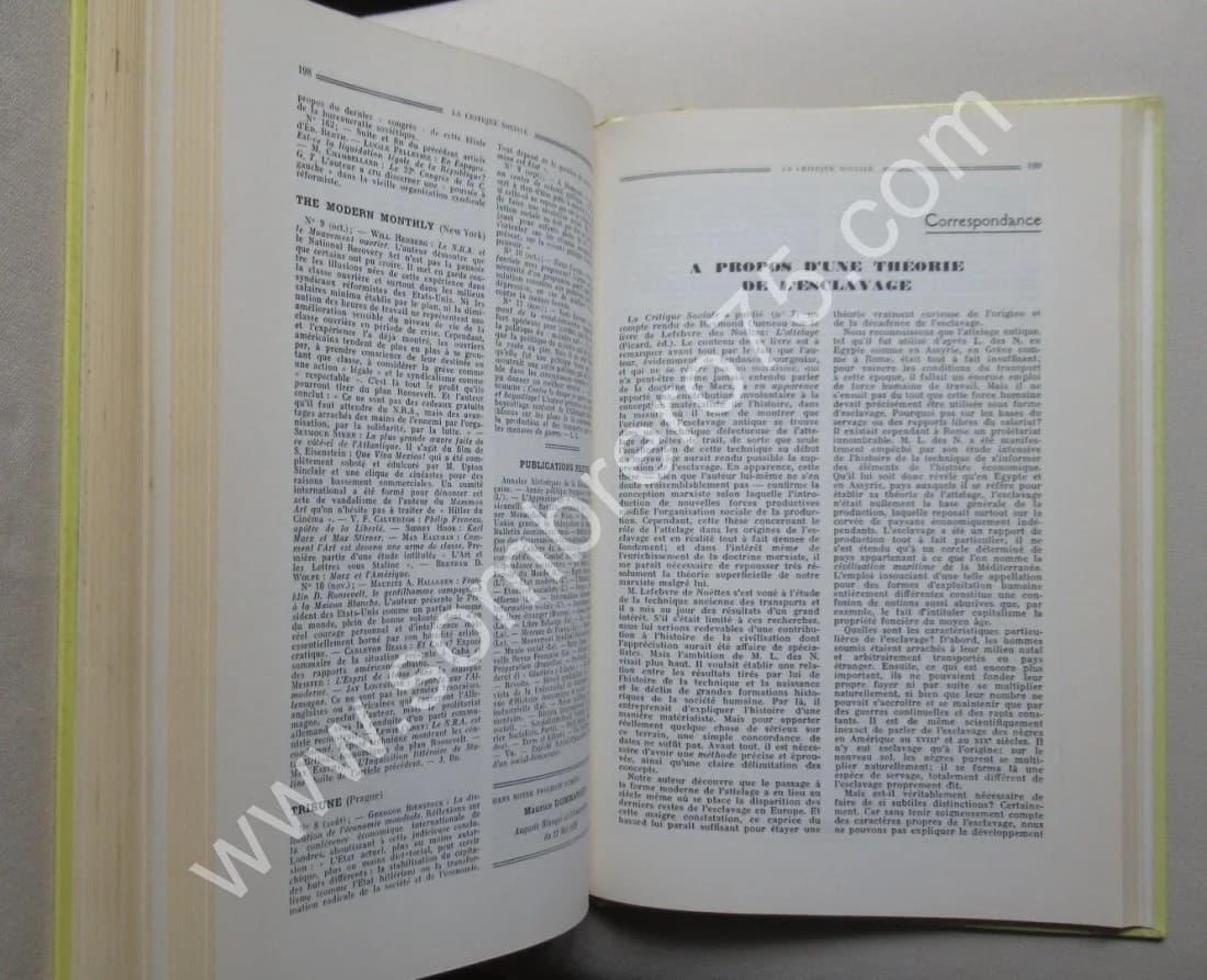 La Critique Sociale. Revue des idées et des livres. 1931-1934. Réimpression 1983 - Image 6