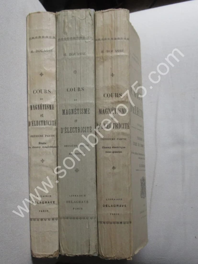 Cours de Magnétisme et d'Electricité- 3 Tomes - Image 2
