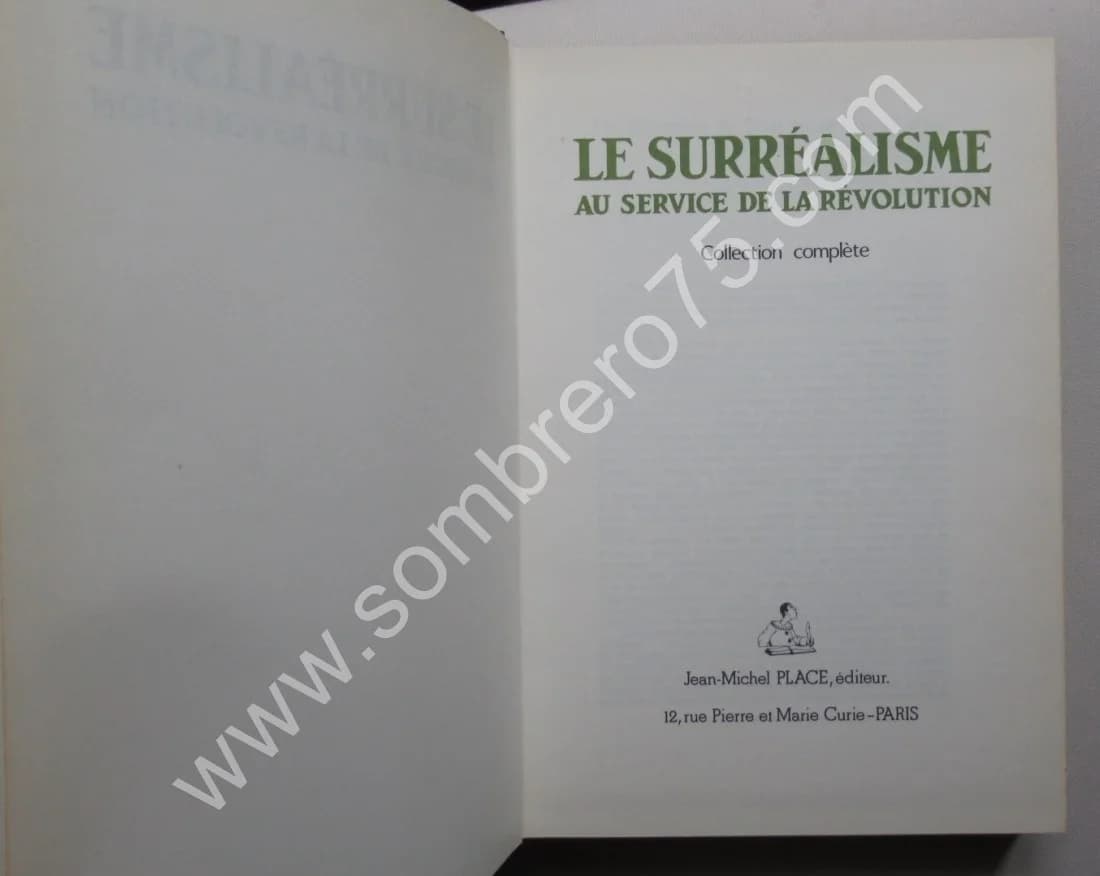 Le Surréalisme au Service de la Révolution.. 1976 - Image 3