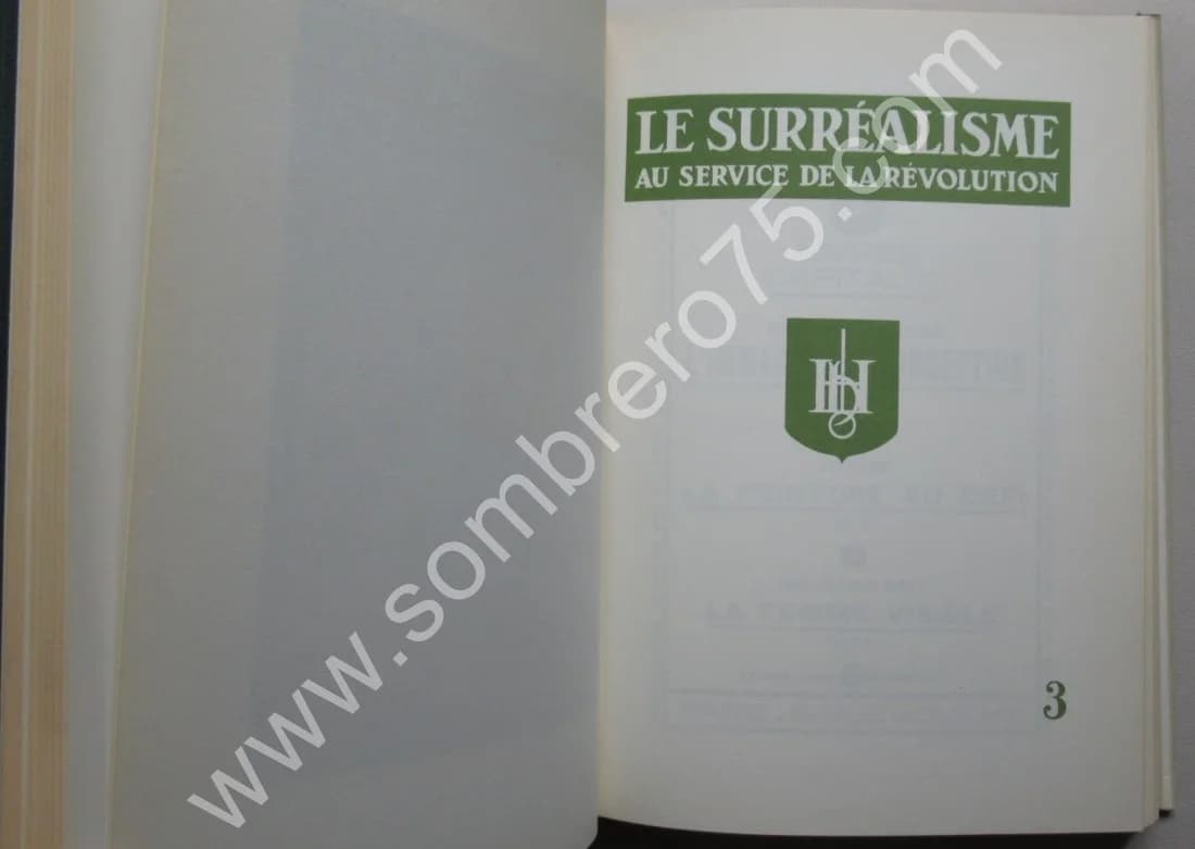 Le Surréalisme au Service de la Révolution.. 1976 - Image 7
