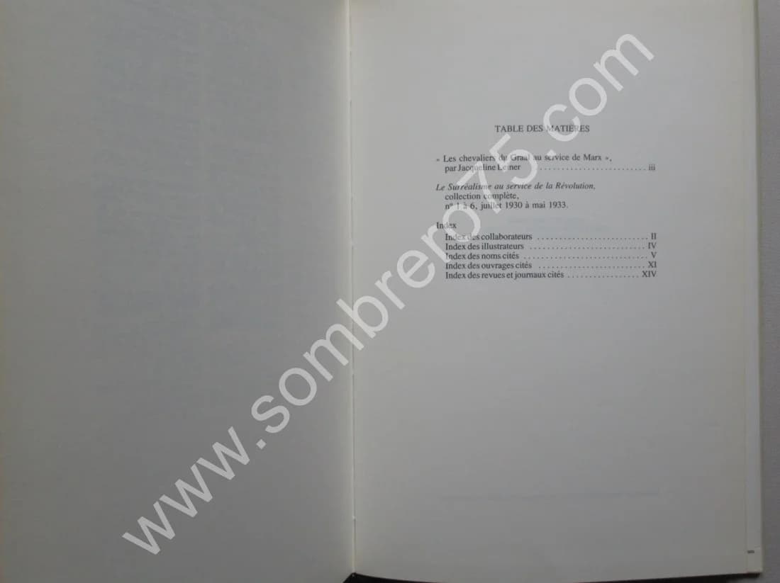 Le Surréalisme au Service de la Révolution.. 1976 - Image 10