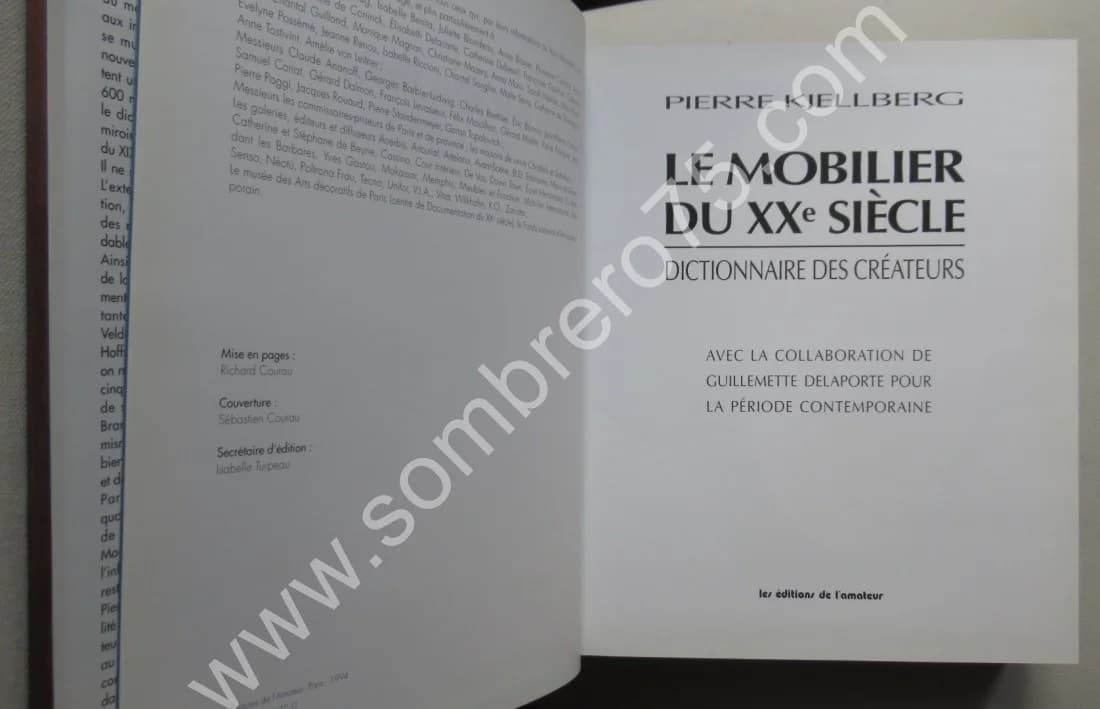 Le Mobilier du XXe Siècle. Dictionnaire des Créateurs. P KJELLBERG - Image 3