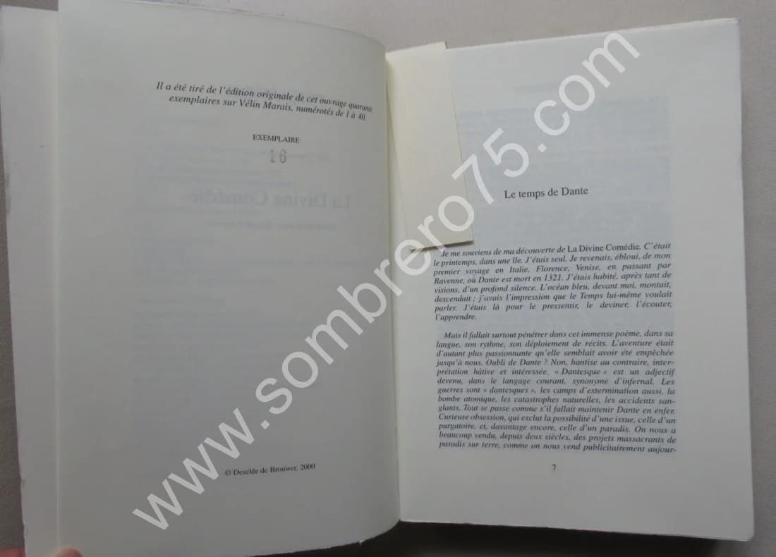La Divine Comédie.. Ex. numéroté Vélin - Image 4
