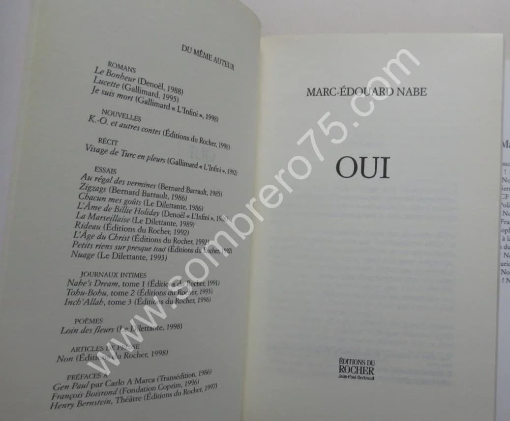 Marc Edouard NABE. OUI - NON - Image 5