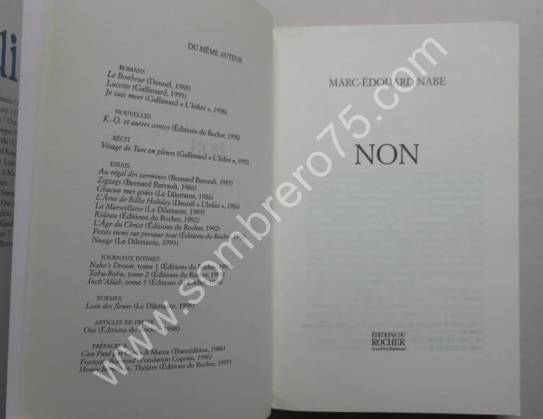 Marc Edouard NABE. OUI - NON - Image 6