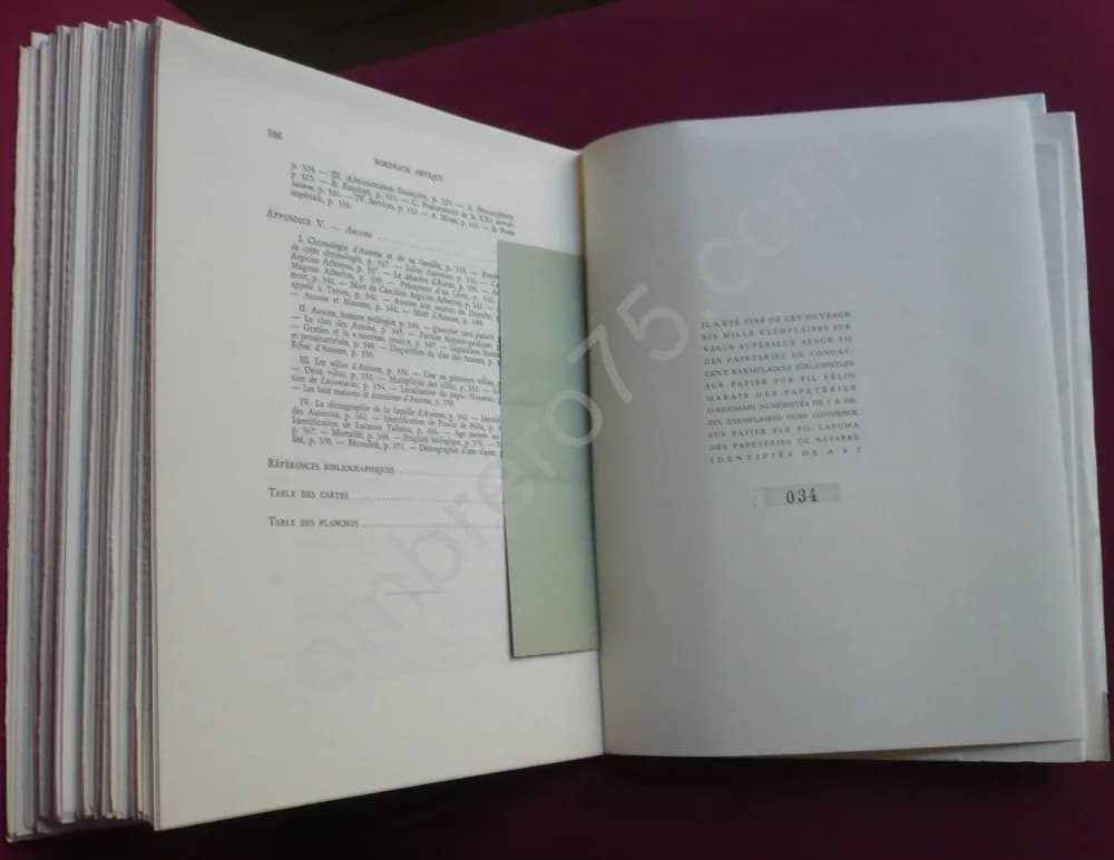 Bordeaux Antique. Histoire de Bordeaux E.O - Image 2