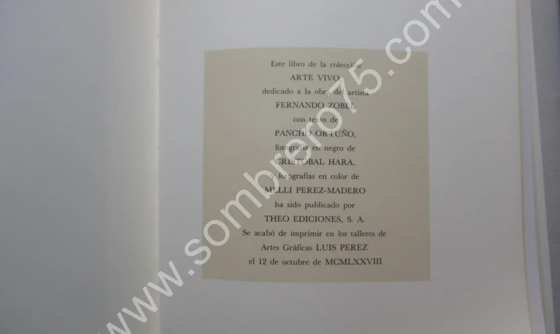 Pancho Ortuno : Dialogos con la Pintura de Fernando Zobel. Envoi de F. ZOBEL - Image 4