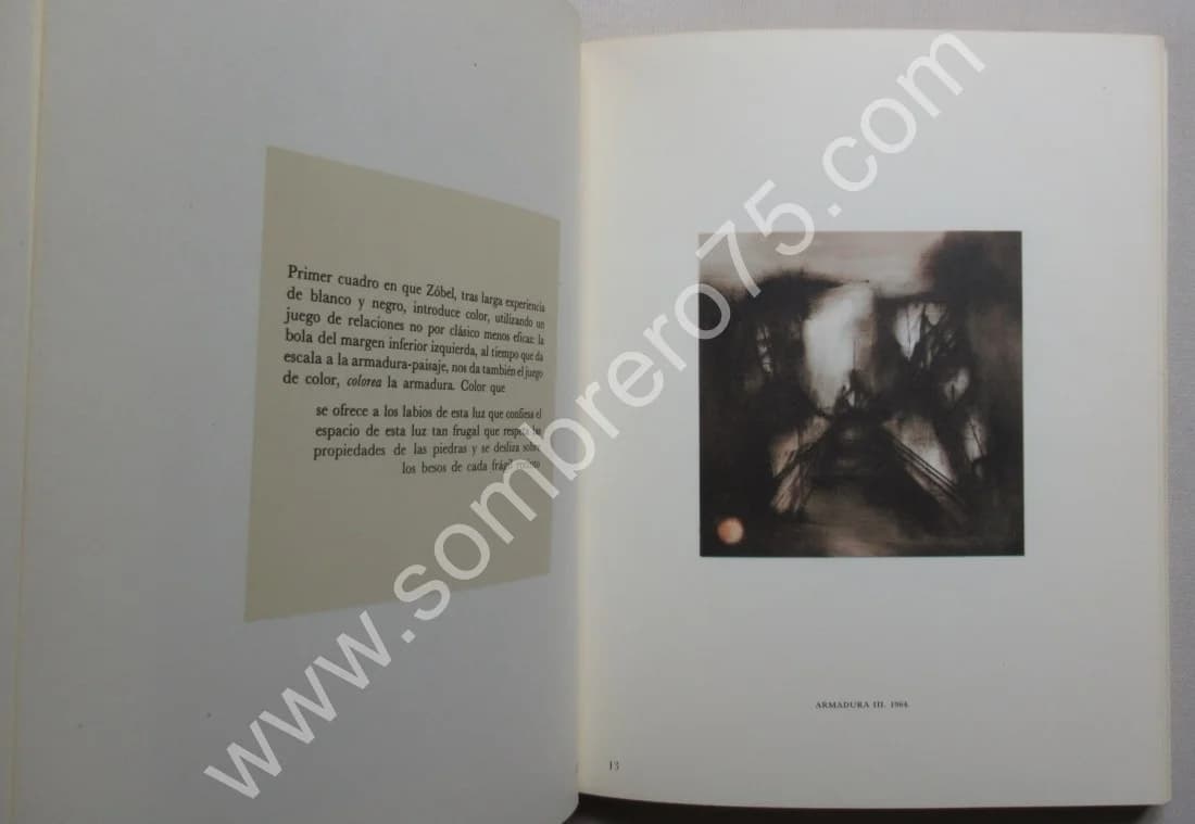 Pancho Ortuno : Dialogos con la Pintura de Fernando Zobel. Envoi de F. ZOBEL - Image 8