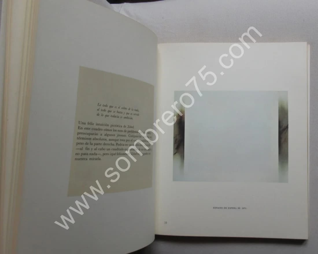 Pancho Ortuno : Dialogos con la Pintura de Fernando Zobel. Envoi de F. ZOBEL - Image 9