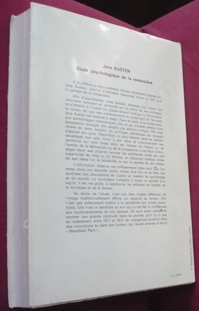 Jane Austen: Etude Psychologique de la Romancière - Image 3