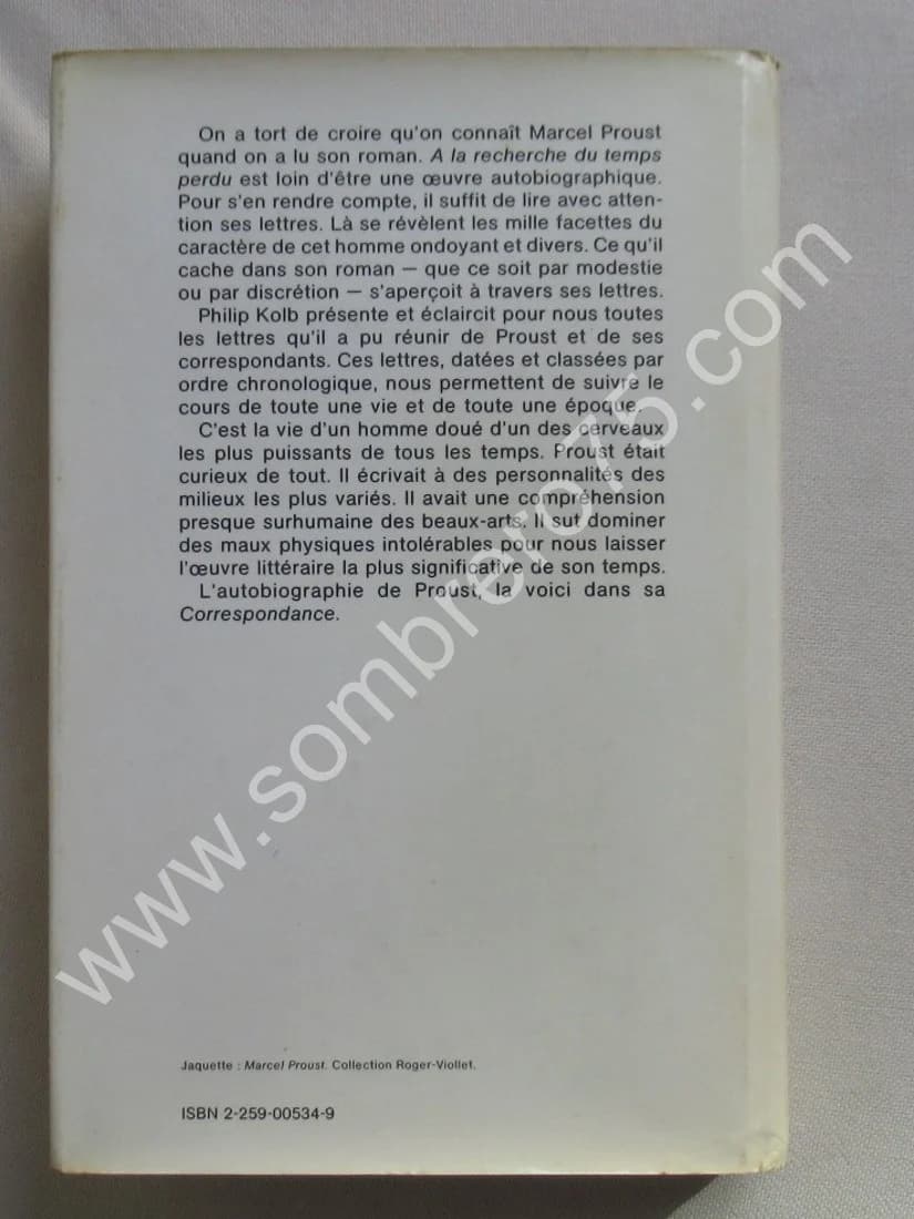 Correspondance de 1906 - Tome 6. Texte Établi et Annoté par Philip Kolb - Image 4