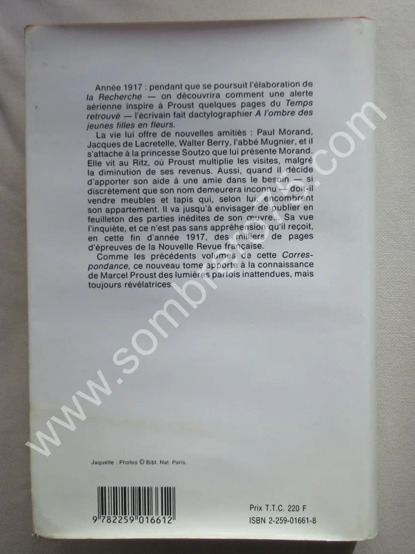 Correspondance de 1917. Tome 16. Texte établi par Philip KOLB - Image 5