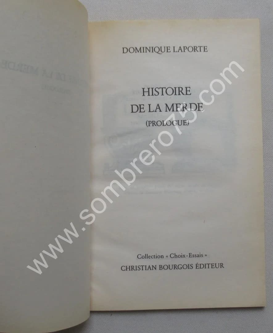 Histoire de la Merde. Dominique LAPORTE - Image 3