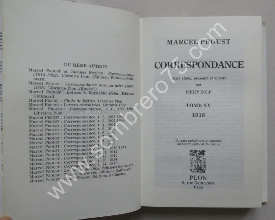 Correspondance de 1916. Tome 15. Texte établi par KOLB Philip - Image 3